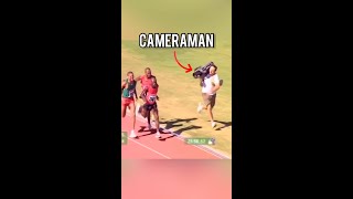 Cameraman Runs Faster Than The Athletes Again [upl. by Lauryn777]