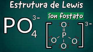 Como Escrever a Estrutura de Lewis CORRETA para o íon fosfato [upl. by Wojcik706]