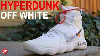 Off White Nike Hyperdunk 2017 Flyknit UnboxingDetailed Look [upl. by Bowers]