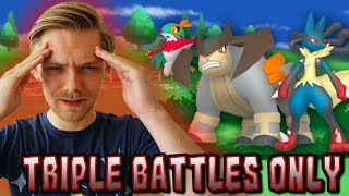 Every Battle is a Triple Battle vs Legendary Pokemon  Pokemon Triple Y Nuzlocke [upl. by Lennie]