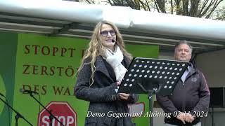 Demo Gegenwind Altötting keine Windräder in unserem Wald 02112024 06 [upl. by Sachi]