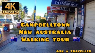 🇦🇺 CAMPBELLTOWN NSW AUSTRALIA WALKING TOUR [upl. by Ilrahc]