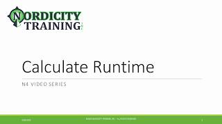 Calculate Equipment Runtime in a Niagara N4 Station [upl. by Alten809]