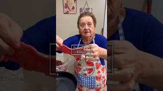 Nonna Pia cooks her easy to make Fettine 🥩👵🇮🇹Part 1 nonnapia madewithlove italiancooking [upl. by Tnahsin]