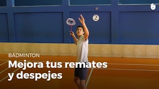 Mejora tus remates y despejes  Bádminton [upl. by Aiciruam]