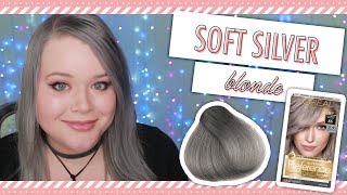 🖤 LOreal Soft Silver Blonde 8S 2019 Hair Dye Review 🖤 [upl. by Igig]