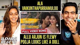 Butta bomma Song By Armaan Malik  Allu Arjun And Pooja Hegde Song Reaction  Butta Bomma [upl. by Elinet984]