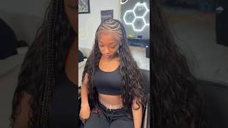 Half Stitch Braids  Half Quick Weave  WOW😍 shorts braids hairstyle wig trending fyp foryou [upl. by Yerffeg]