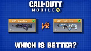 COD Mobile BK57 SPACE RACE VS BK57 FLASH FREEZE [upl. by Arelc]