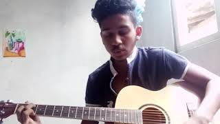 Man Ithaliye thani una guitar cover [upl. by Kos]