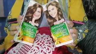 Garnier hair color reviews Worth buying or Not Best for grey hair coverage  shade 6 amp 61 review [upl. by Aita]