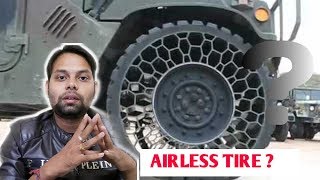 AIRLESS TIRES  How it works and Advantages of it  Airless tire in car [upl. by Nnaear]