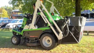 Köp Gräsklippare Etesia Hydro 124 DX med uppsamlare på Klaravik [upl. by Theis]