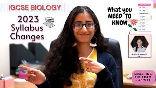 IGCSE Biology 2024 New Syllabus Changes What you NEED TO KNOW [upl. by Rosane]