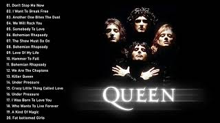 Best Songs Of Queen  Queen Greatest Hits Full Album [upl. by Nylsirhc534]