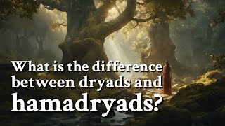 What is the difference between dryads and hamadryads Greek Mythology Story [upl. by Rosabelle]