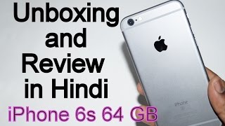 iPhone 6s 64 GB Unboxing and Full Review in Hindi हिन्दी Space Grey 64 GB [upl. by Hannan]