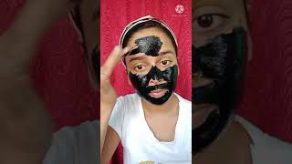 charcoal peel off mask✨so satisfying shorts peeloffmask [upl. by Baldridge]