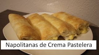 Cómo hacer Napolitanas de crema pastelera [upl. by Heaps54]