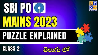 SBI PO MAINS 2023 PUZZLE Explained by Master of Puzzles  Sarma Sir  IBPS  SBI  RRB PO [upl. by Anitsud532]