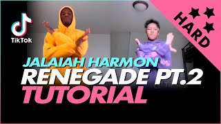 ORIGINAL RENEGADE PART 2  TIKTOK TUTORIAL  JALAIAH HARMON [upl. by Enwahs]