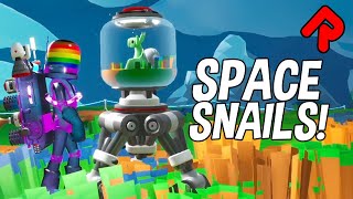 Capturing a Space Snail Astroneers New Alien Pets [upl. by Nairrot]