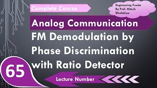 Ratio Detector with Phase Discrimination for FM Demodulation  Basics amp Working of Ratio Detector [upl. by Amerigo]