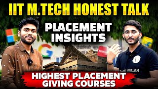 IIT MTech Placement Honest Reality  Placement  Courses [upl. by Weinstock]