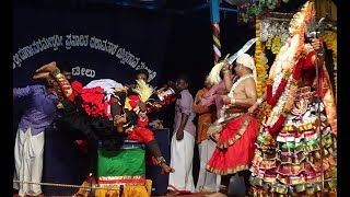 Yakshagana  Shri Devi mahatme  25  Manya as Rakthabeejasura [upl. by Gnol]