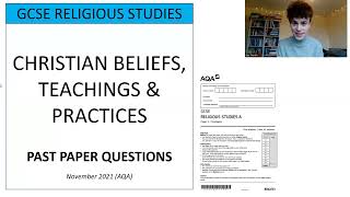 CHRISTIAN BELIEFS TEACHINGS amp PRACTICES PAST PAPER QUESTIONS GCSE RELIGIOUS STUDIES AQA PAPER 1 [upl. by Clabo51]