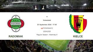 Radomiak Radom Korona Kielce prediction [upl. by Ellennej]