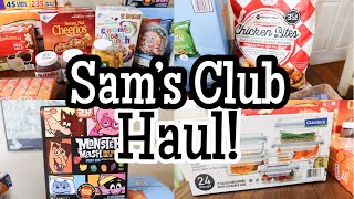 Sams Club Haul  Grocery Haul  I Got a Membership to Sams Club [upl. by Whitehouse]