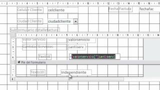 Tutorial Subformularios con calculos en Access [upl. by Binny]