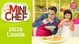 Receta FÁCIL de Pizza 🍕 MINI CHEF 👩‍🍳  Dubbi Kids [upl. by Morganne]