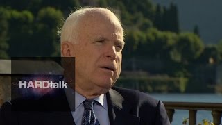 Putin is rebuilding Russian empire says Senator McCain  BBC HARDtalk [upl. by Nnylirehs]