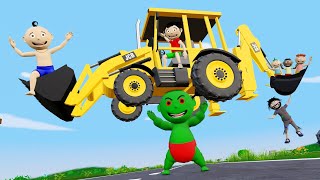 Pagal Bittu Sittu Aur Chirkut Wala Cartoon  Toy Jcb Wala Cartoon  Jcb Tractor  Gadi Wala Cartoon [upl. by Annor954]