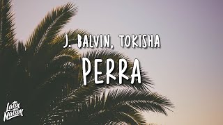 J Balvin Tokischa  Perra LyricsLetra [upl. by Amling617]