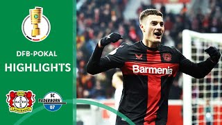 Leverkusen stay successful  Bayer 04 Leverkusen vs SC Paderborn 07 31  Highlights  DFBPokal [upl. by Aveneg843]