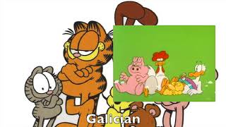 Garfield and Friends Opening Multilanguage Comparison [upl. by Enelyaj]