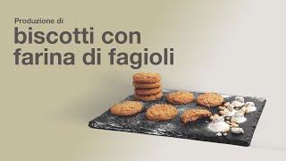 Biscotti con farina di Fagioli Cookies with Bean Flour [upl. by Ecinev]