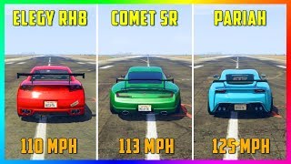 The NEW BEST Sports Cars In GTA Online  Pfister Comet SR vs Ocelot Pariah vs Elegy RH8 GTA 5 [upl. by Wexler]