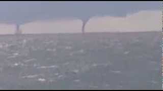 Se forman 2 tornados frente a playa de Sinaloa AZTECA NOTICIAS [upl. by Trueblood]