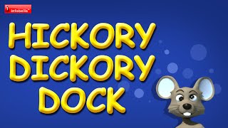 Hickory Dickory Dock Traditional Nursery Rhyme 3D Animated [upl. by Arimat]