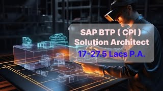 SAP BTP  CPI  Solution Architect  NextMoveNotifier  Nextmovenotifier career sap jobs [upl. by Anair]