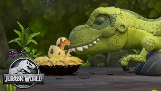 Going on a Jurassic Adventure  Jurassic World  Kids Adventure Show  Dinosaur Cartoons [upl. by Ellenaj]