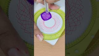 Satisfying spirograph art  How many rotations shorts spirograph asmr art pattern [upl. by Bluefield]