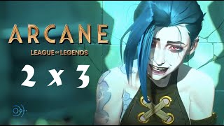 ARCANE SEASON 2 EPISODE 3  VI VS JINX FIGHT SCENE [upl. by Attennek]