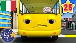 Le ruote del bus V 11  15 Minuti di Canzoncine  Little Baby Bum Italia  cartonianimati [upl. by Rodama114]