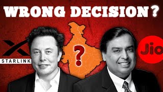 Elon Musk making a huge mistake starlinkelonmuskindiatrendingnewstrendingmukeshambani [upl. by Aerdnod]