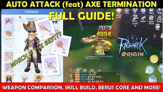 Ragnarok Origin  Whitesmith Auto Attack feat Axe Termination Full Guide  Eps14 [upl. by Yesnyl]